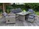 Aluminium Gartenmöbel Dininglounge Asti 19-teilig braun von bellavista - Home&Garden