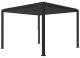 Pergola MIRADOR Deluxe 3,6x3,6 anthrazit Lamellendach