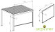 Sonnenrollo Mirador für 4m Pergola Classic und Deluxe anthrazit