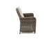 2er Set Ria Rattan Gartensessel grau von bellavista - Home & Garden